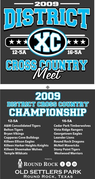 09 District XC Tshirt
